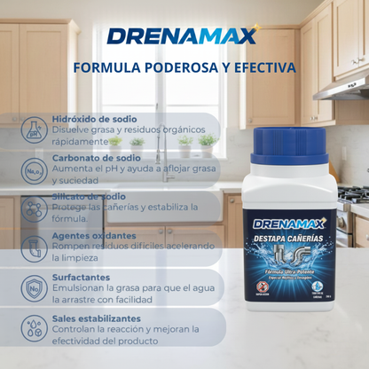 Destapa Cañerías 260g - Drenamax™