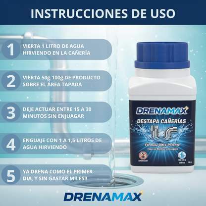 Destapa Cañerías 260g - Drenamax™
